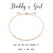 Dot & Dash Morse Code Beaded Bracelet - Daddy's Girl - Dot & Dash Designs