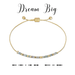 Dot & Dash Morse Code Beaded Bracelet - Dream Big - Dot & Dash Designs