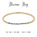 Dot & Dash Morse Code Beaded Bracelet - Dream Big - Dot & Dash Designs