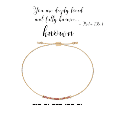 Dot & Dash Morse Code Beaded Bracelet - Known - Dot & Dash Designs