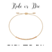 Dot & Dash Morse Code Beaded Bracelet - Ride or Die - Dot & Dash Designs