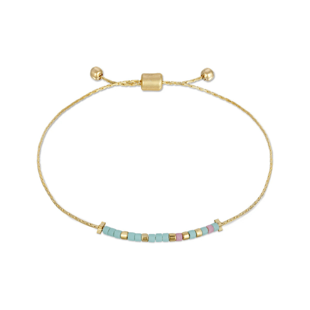 Dot & Dash Morse Code Beaded Bracelet - Sister - Dot & Dash Designs