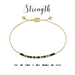 Dot & Dash Morse Code Beaded Bracelet - Strength - Dot & Dash Designs