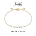 Dot & Dash Morse Code Bracelet - Faith - Dot & Dash Designs