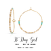 Dot & Dash Morse Code Hoop Earrings - Birthday Girl - Dot & Dash Designs