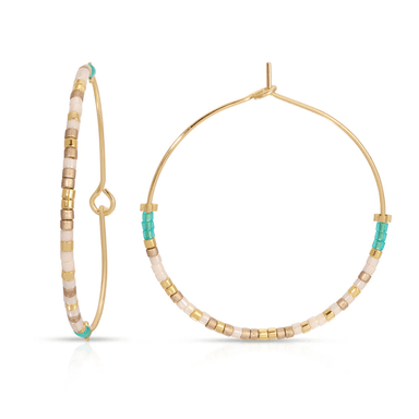 Dot & Dash Morse Code Hoop Earrings - Birthday Girl - Dot & Dash Designs