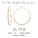 Dot & Dash Morse Code Hoop Earrings - Jeremiah 29:11 - Dot & Dash Designs