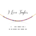 Dot & Dash Morse Code Necklace - I Love Taylor - Dot & Dash Designs