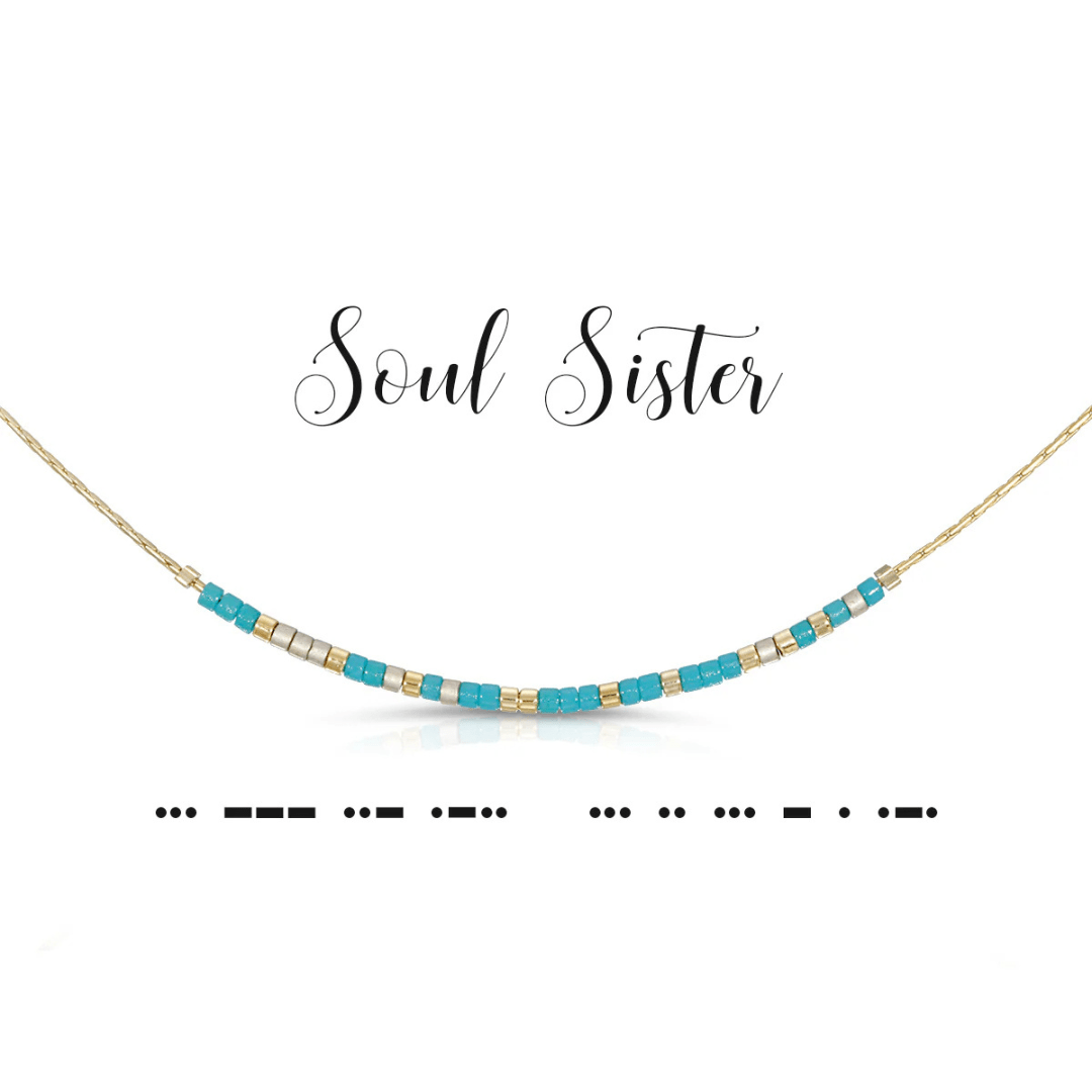 Dot & Dash Morse Code Necklace - Soul Sister - Dot & Dash Designs