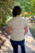 Elan Crew Neck Top In Stone - Elan