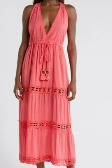 Elan Eyelet Tank Maxi Dress - Elan