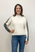 Elan Two - Toned Sweater - Grey/White - Elan