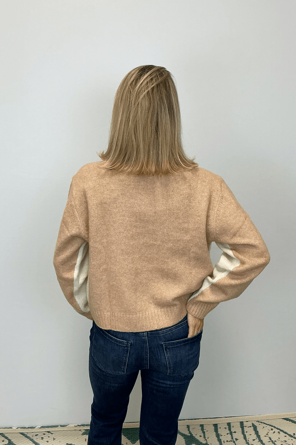 Elan Two - Toned Sweater - Tan/Natural - Elan