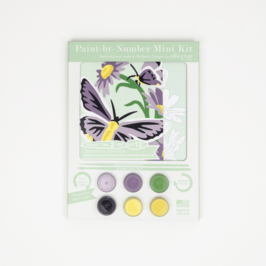 Elle Crée Mini Paint - by - Number Kit - Butterflies - Elle Cree (She Creates)