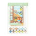 Elle Crée Paint - by - Number Kit - Coastal Catnap - Elle Cree (She Creates)
