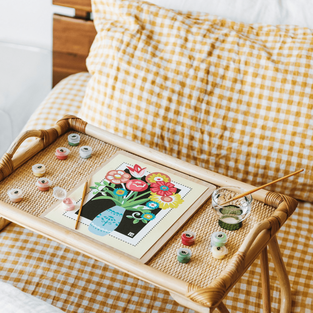 Elle Crée Paint - by - Number Kit - Engelblooms Mary Engelbreit - Elle Cree (She Creates)