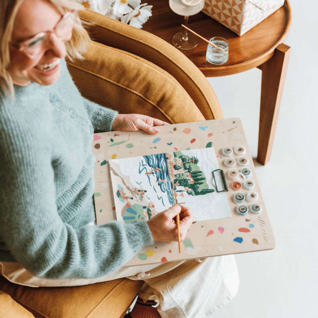 Elle Crée Paint - by - Number Kit - Riviera Romp - Elle Cree (She Creates)