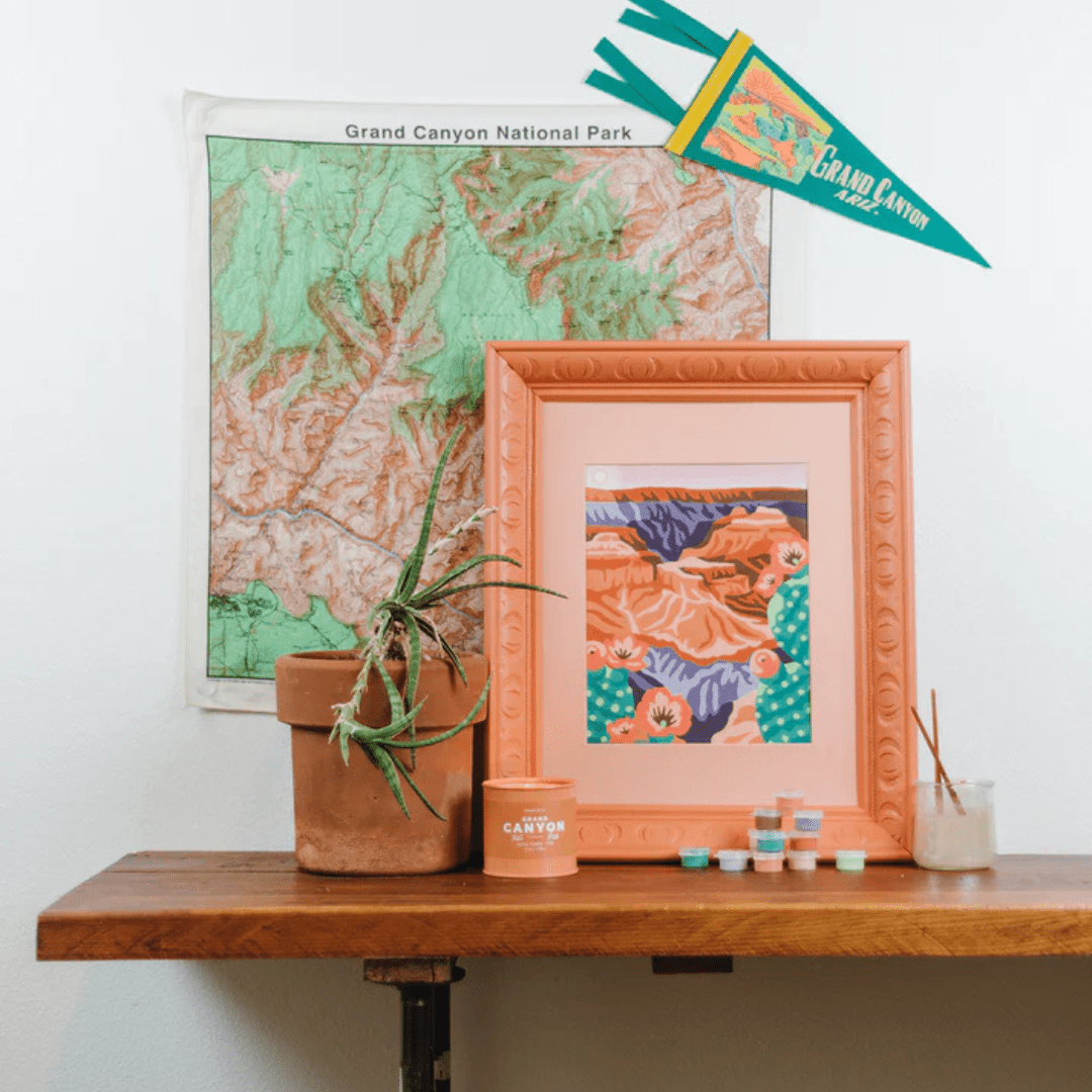 Elle Crée Paint By Numbers Kit - Grand Canyon - Elle Cree (She Creates)