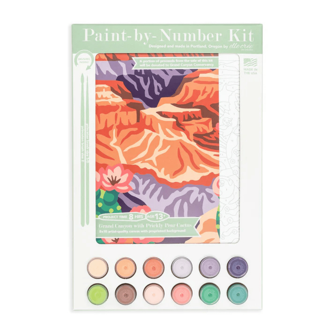 Elle Crée Paint By Numbers Kit - Grand Canyon - Elle Cree (She Creates)