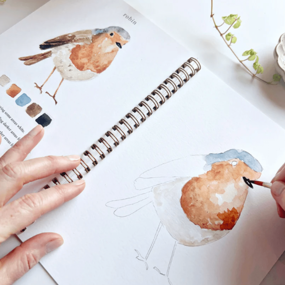 Emily Lex Studios Birds Watercolor Workbook w/ Paint - emily lex studio