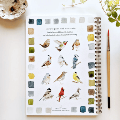 Emily Lex Studios Birds Watercolor Workbook w/ Paint - emily lex studio