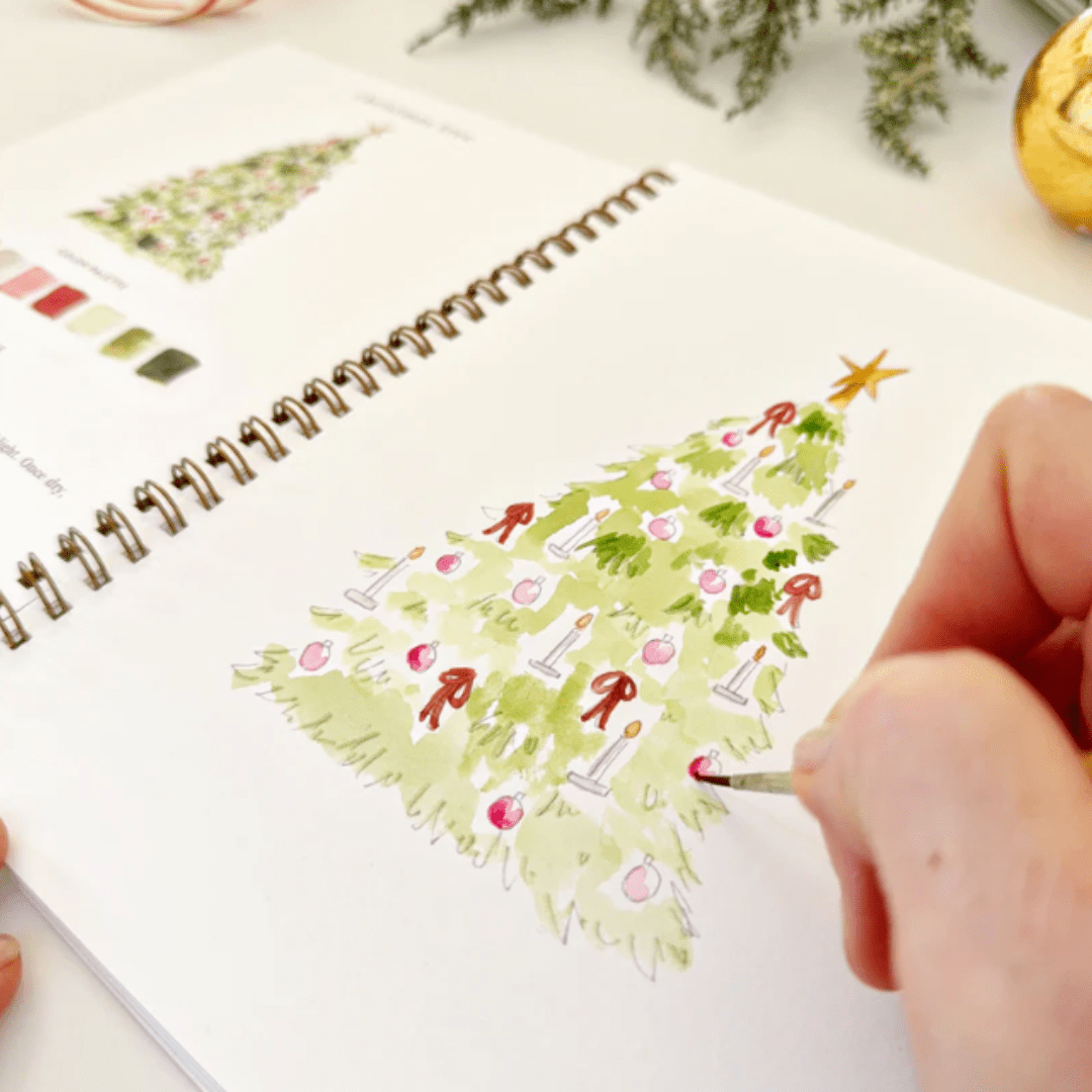 Emily Lex Studios Nutcracker Watercolor Workbook w/Paint - emily lex studio
