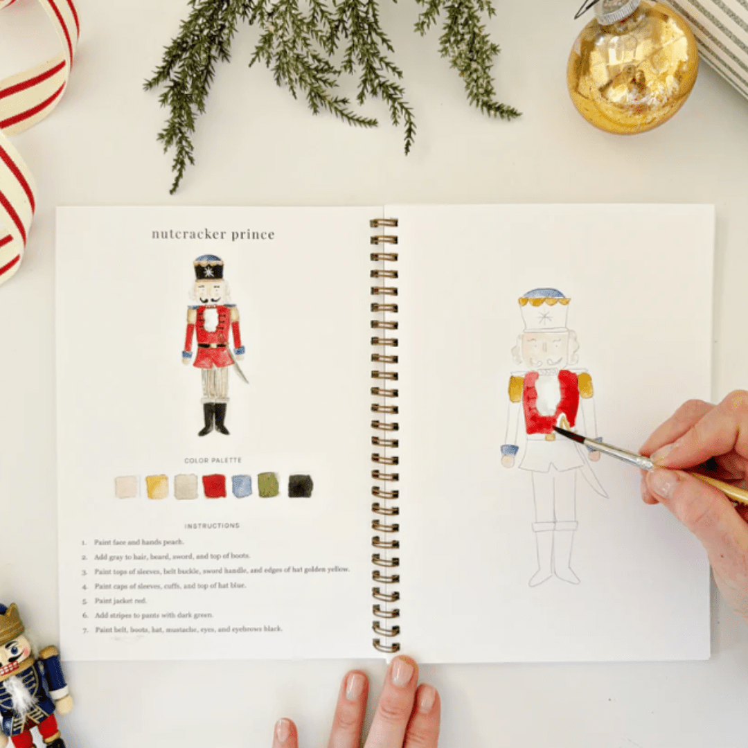 Emily Lex Studios Nutcracker Watercolor Workbook w/Paint - emily lex studio