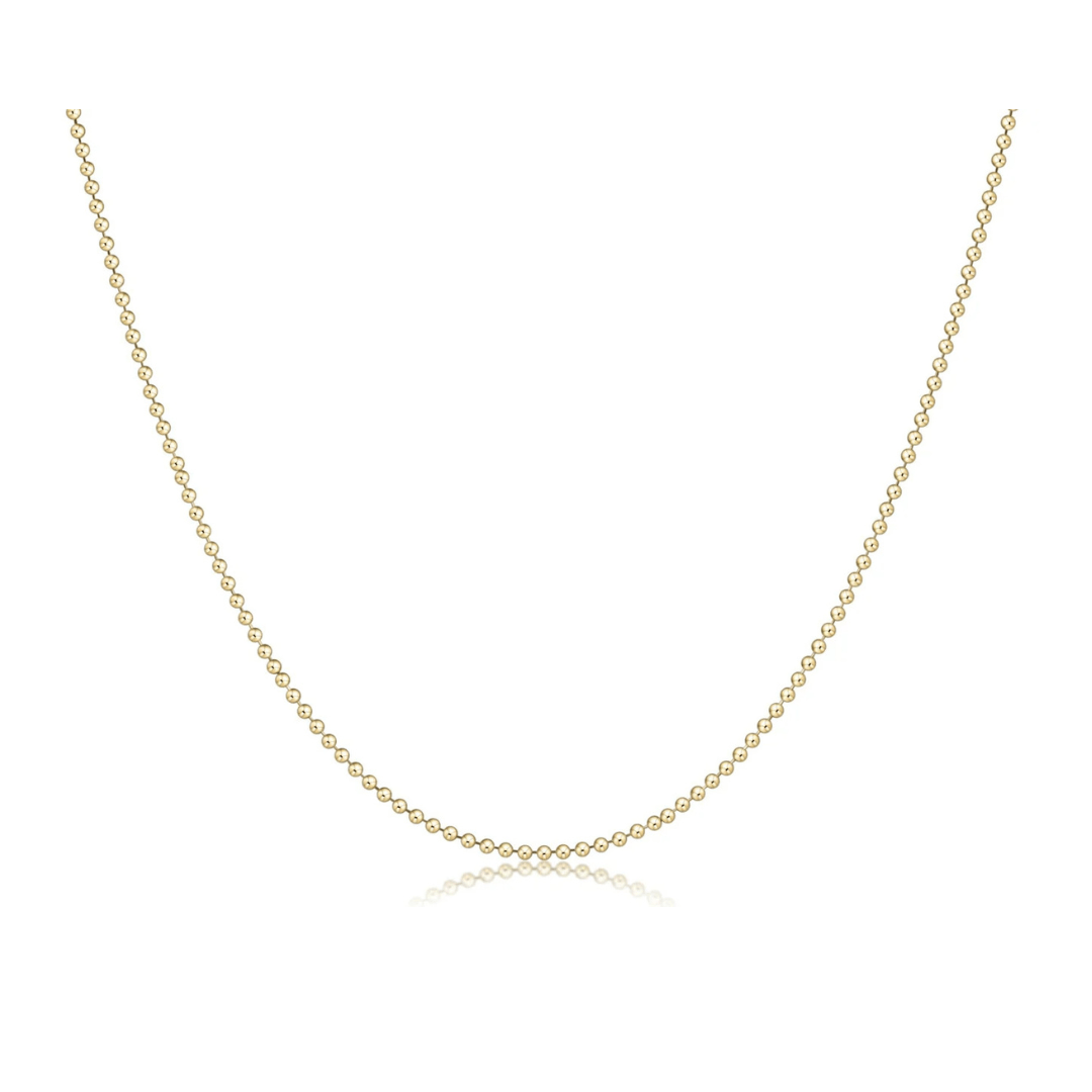 Enewton 15" Choker Classic Beaded Chain - Gold - Enewton