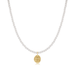Enewton 15" Choker Classic Pearl 3mm Bead - Inspire Small Gold Charm - Enewton