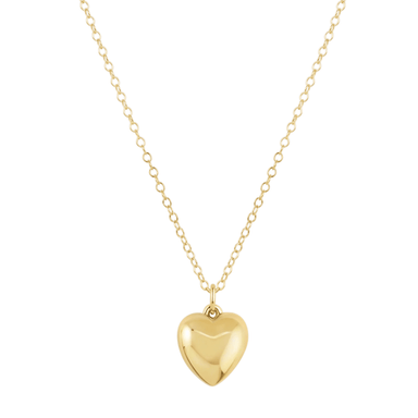 Enewton 16" Necklace Gold- Love Plush Gold Charm - Enewton