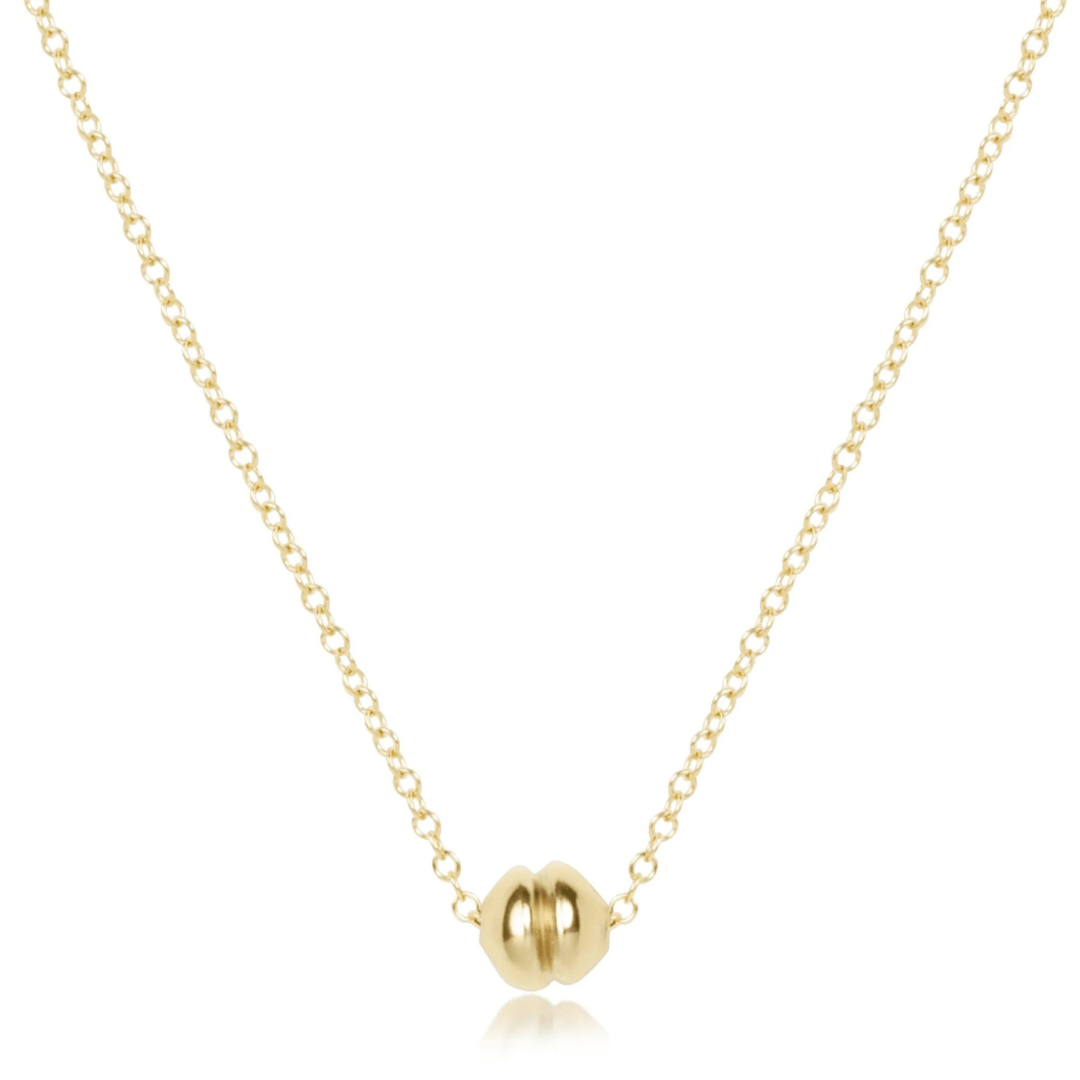 ENEWTON-“16” NECKLACE GOLD-LOVE PLUSH SMALL GOLD CHARM main image 1
