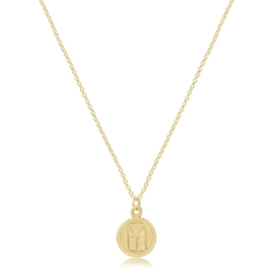 Enewton Be You Small Gold Disc Necklace - Enewton