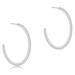 Enewton Beaded Classic 1.25" Post Hoop - Sterling - Enewton