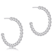 Enewton Beaded Classic 1.25" Post Hoop - Sterling - Enewton