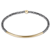 enewton Bliss Bar Gold 2mm Bracelet - Silver Faceted Hematite - Enewton