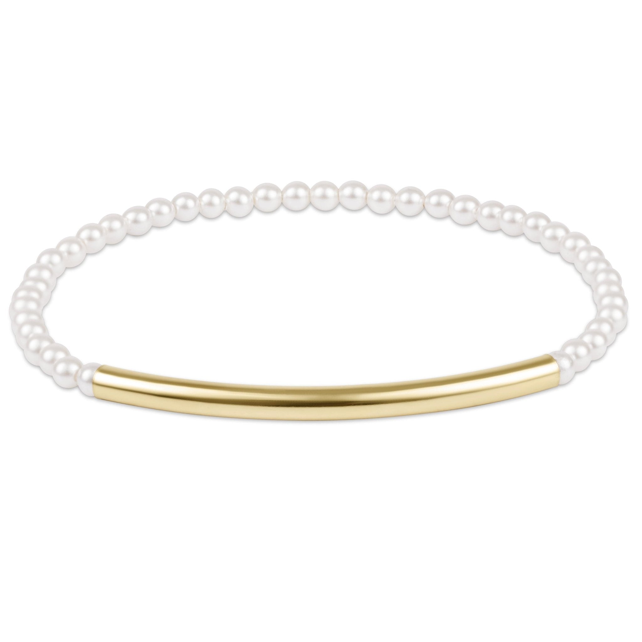 enewton Bliss Bar Smooth Pearl 3mm Bracelet - Enewton