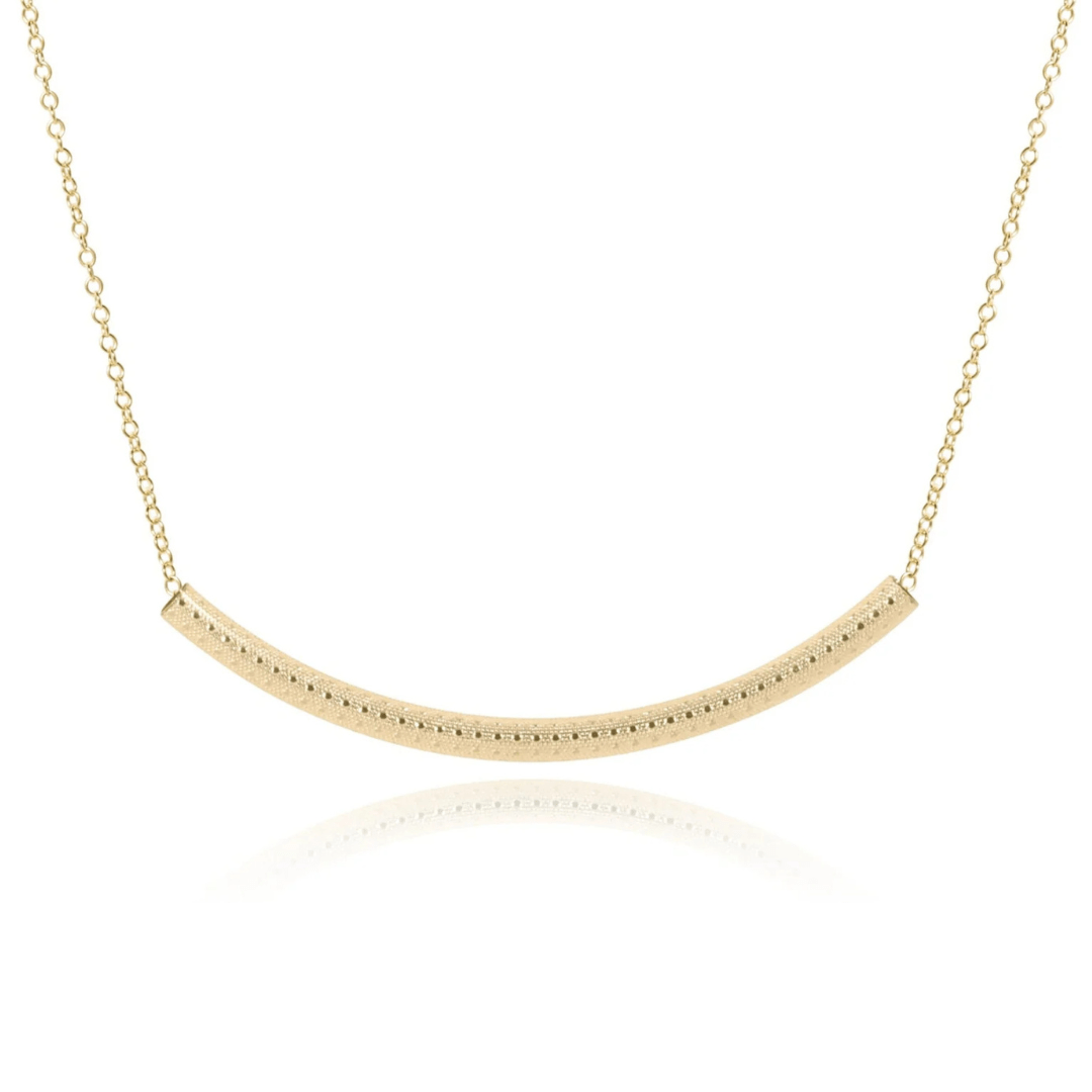 Enewton Bliss Bar Textured Necklace - Enewton