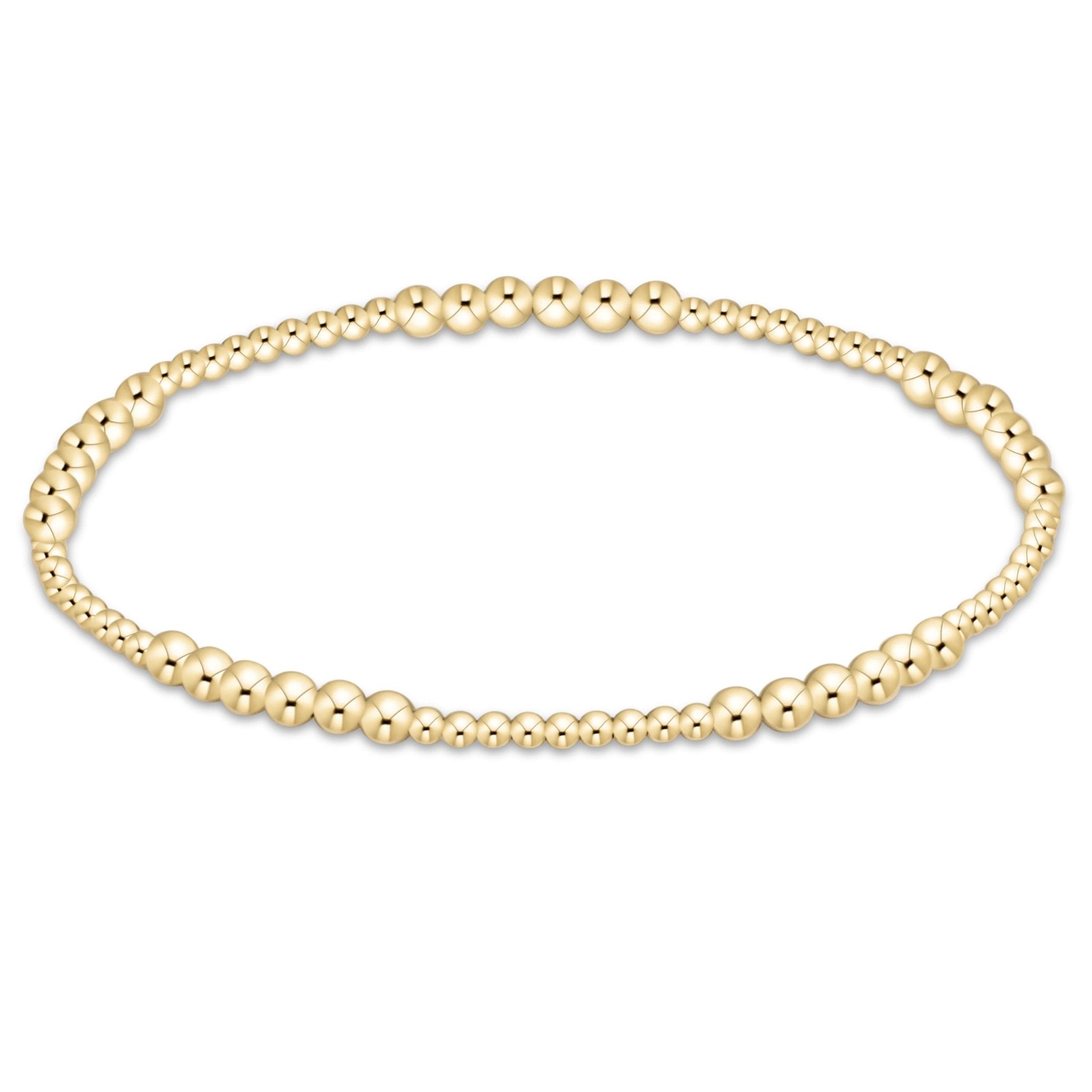 enewton Blissful Gold 3mm Bracelet - Enewton