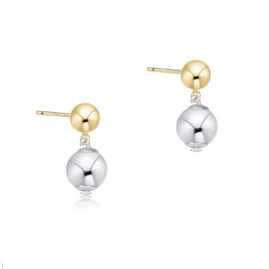 Enewton Classic 8mm Ball Drop Stud - Mixed Metal - Enewton