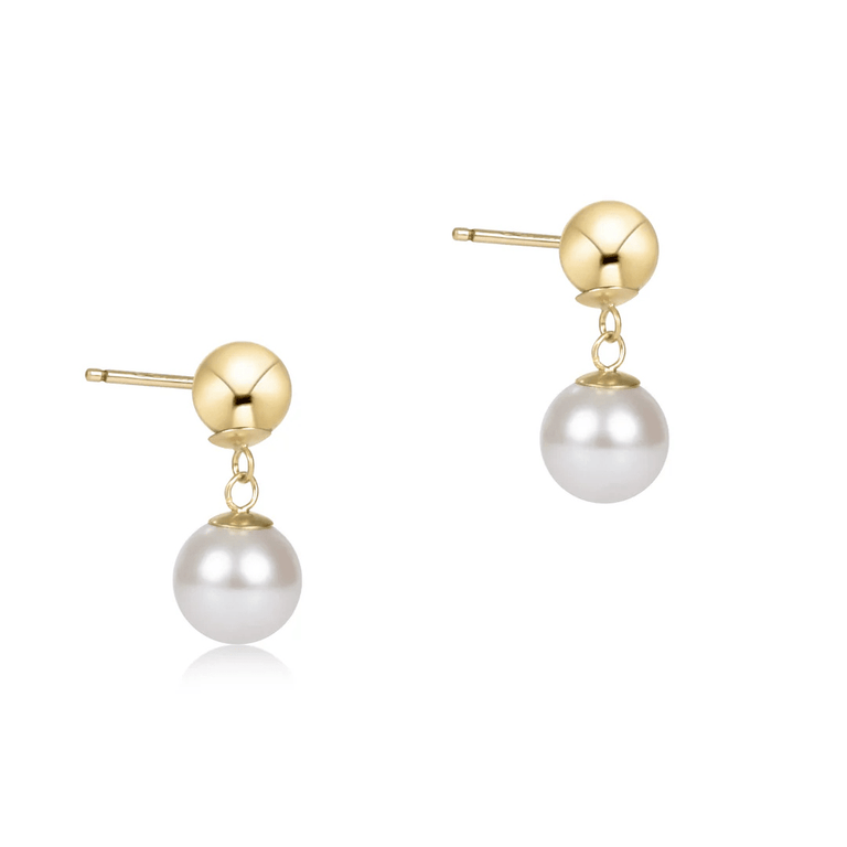 enewton Classic 8mm Ball Drop Stud - Gold main image 0
