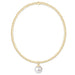 enewton Classic Gold 2mm Bracelet - Pearl 8mm Charm - Enewton