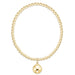 enewton Classic Gold 3mm Bracelet - 10mm Gold Charm - Enewton