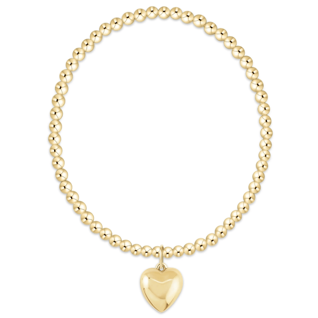 Enewton Classic Gold Bracelet-Love Plush Gold Charm - Enewton