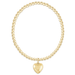 Enewton Classic Gold Bracelet-Love Plush Gold Charm - Enewton