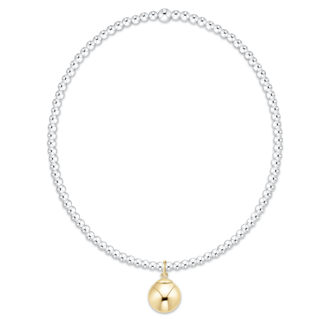 Enewton Classic Mixed Metal Bracelet- Classic Gold Charm - Enewton