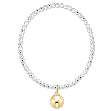 Enewton Classic Mixed Metal Bracelet- Classic Gold Charm - Enewton
