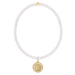 enewton Classic Pearl 3mm Bracelet - Blessing Gold Disc - Enewton