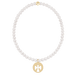enewton Classic Pearl 3mm Bracelet - Guardian Angel Gold Disc - Enewton