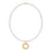 enewton Classic Pearl 3mm Bracelet - Love Gold Disc - Enewton