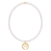 enewton Classic Pearl 3mm Bracelet - Paw Print Gold Disc - Enewton